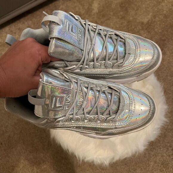 Fila holographic shoes y2k size 9 - Picture 3 of 9